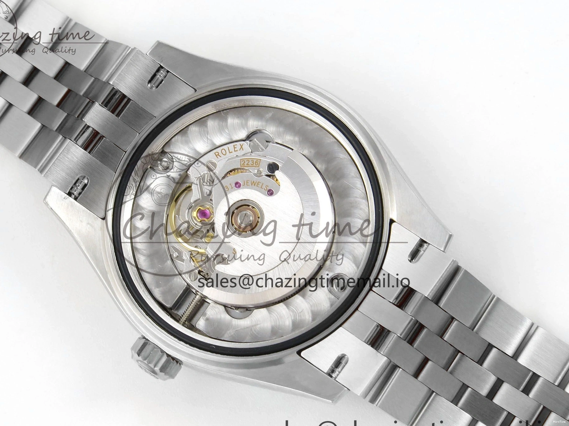 MiroTime 1226 DateJust 31 278274 THBF 1:1 Best Edition 904L Steel RG Roman Dial Diamonds Bezel on SS Jubilee Bracelet HZ Cal. Modern 37